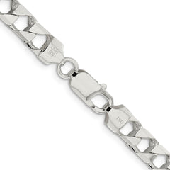 Sterling Silver 7.2mm D/C Square Curb ChainQFOC250