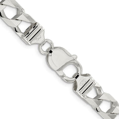 Sterling Silver 8.6mm D/C Square Curb ChainQFOC300
