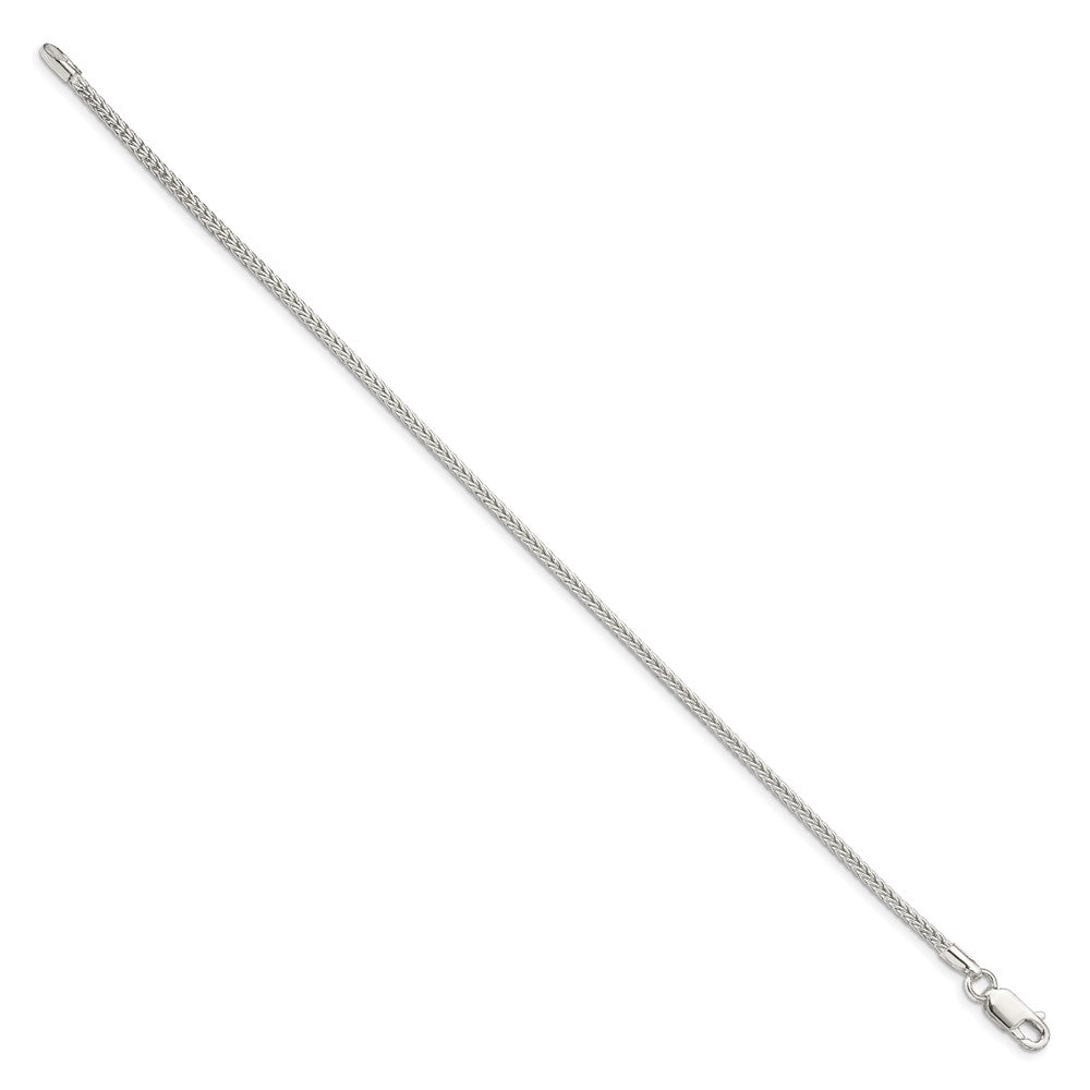 Sterling Silver 2mm Diamond-cut Round Franco Chain QFR200-8