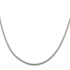 Sterling Silver 2.5mm Diamond-cut Round Franco ChainQFR250
