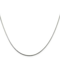 Sterling Silver 1.25mm Diamond-cut Snake ChainQFS16