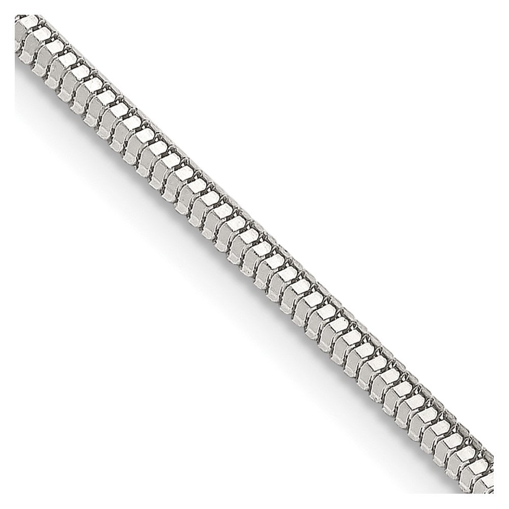 Sterling Silver 2mm Diamond-cut Snake ChainQFS3