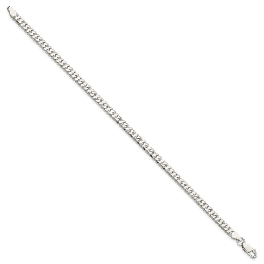 Sterling Silver 4.25mm Fancy Flat Link Bracelet QG1141-8