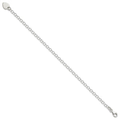 Sterling Silver Round Link Bracelet QG1450-7.25