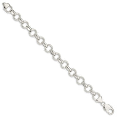 Sterling Silver Link Bracelet QG1534-7.25
