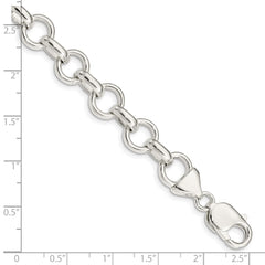Sterling Silver Link Bracelet QG1534-7.25