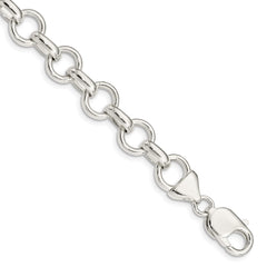 Sterling Silver Link Bracelet QG1534-7.25