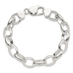 Sterling Silver Rolo Bracelet QG1536-7.5