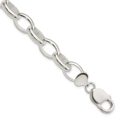 Sterling Silver Rolo Bracelet QG1536-7.5