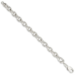 Sterling Silver Fancy Link Bracelet QG1553-7.5
