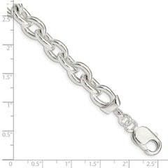 Sterling Silver Fancy Link Bracelet QG1553-7.5