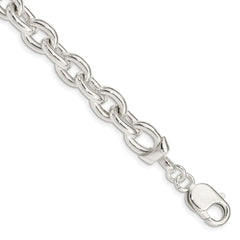 Sterling Silver Fancy Link Bracelet QG1553-7.5