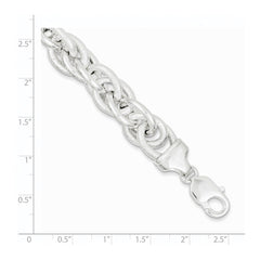 Sterling Silver Fancy Link Bracelet QG1559-7.75