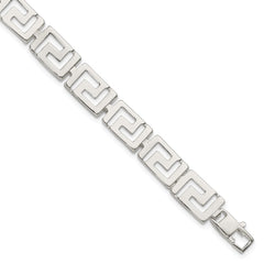 Sterling Silver Greek Key Bracelet QG1683-7.5