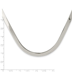 Sterling Silver 5mm Polished Neck Collar QG1724