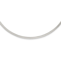 Sterling Silver Polished 3mm Neck Collar QG1745