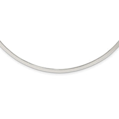 Sterling Silver Polished 4mm Neck Collar QG1746