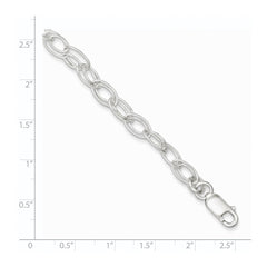 Sterling Silver 6mm Double Link Bracelet QG2220-7.5