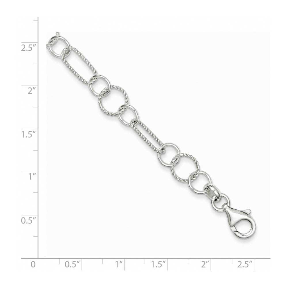 Sterling Silver Bracelet QG2224-7.5