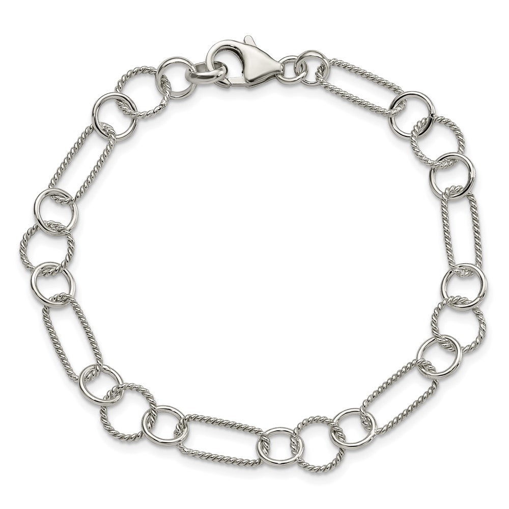Sterling Silver Bracelet QG2224-7.5