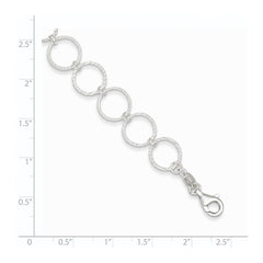 Sterling Silver Fancy Bracelet QG2297-7.5