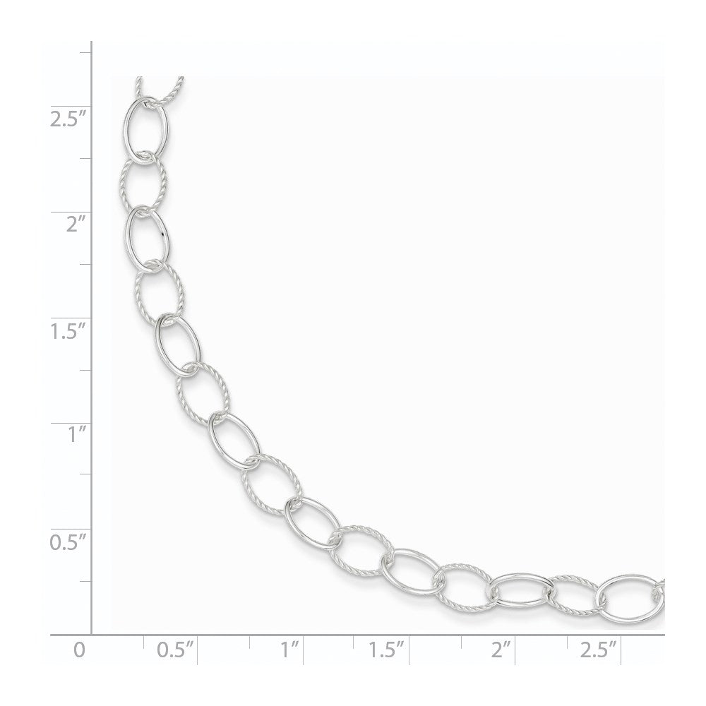 Sterling Silver Fancy Bracelet QG2298-7.5