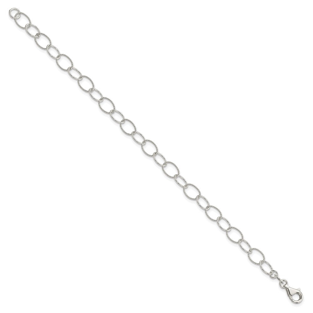 Sterling Silver Fancy Bracelet QG2298-7.5