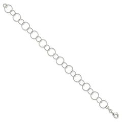 Sterling Silver Fancy Bracelet QG2301-7.5