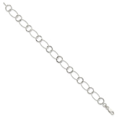 Sterling Silver Fancy Bracelet QG2331-7.5