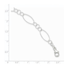 Sterling Silver Fancy Bracelet QG2337-7.5