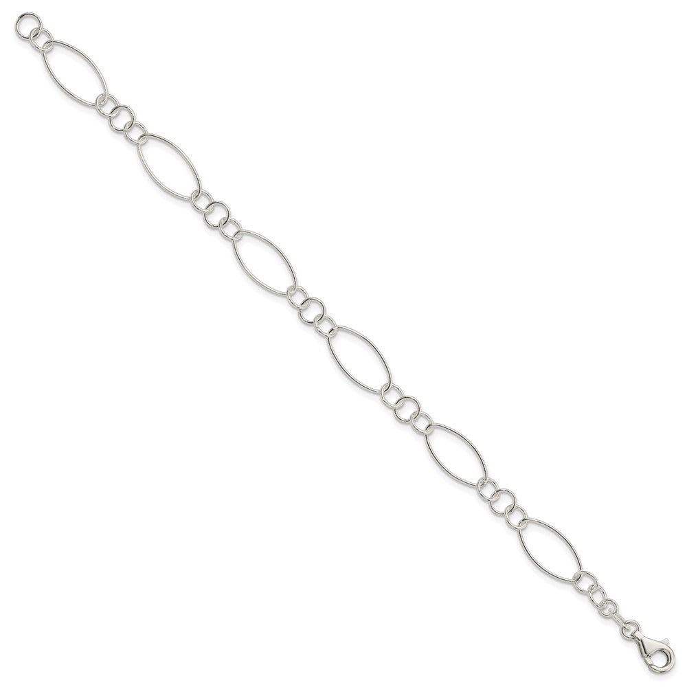 Sterling Silver Fancy Bracelet QG2337-7.5