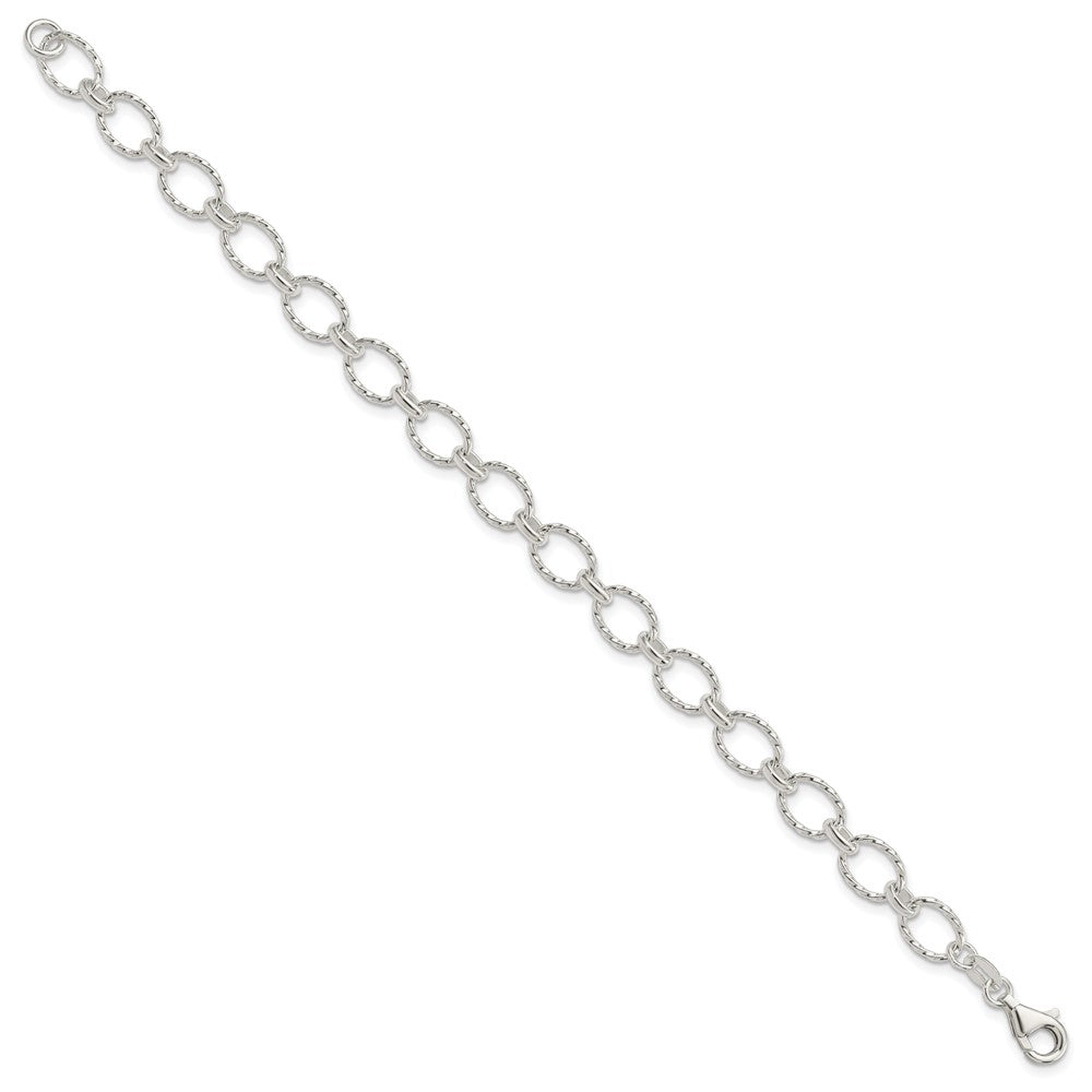 Sterling Silver Fancy Bracelet QG2338-7.5
