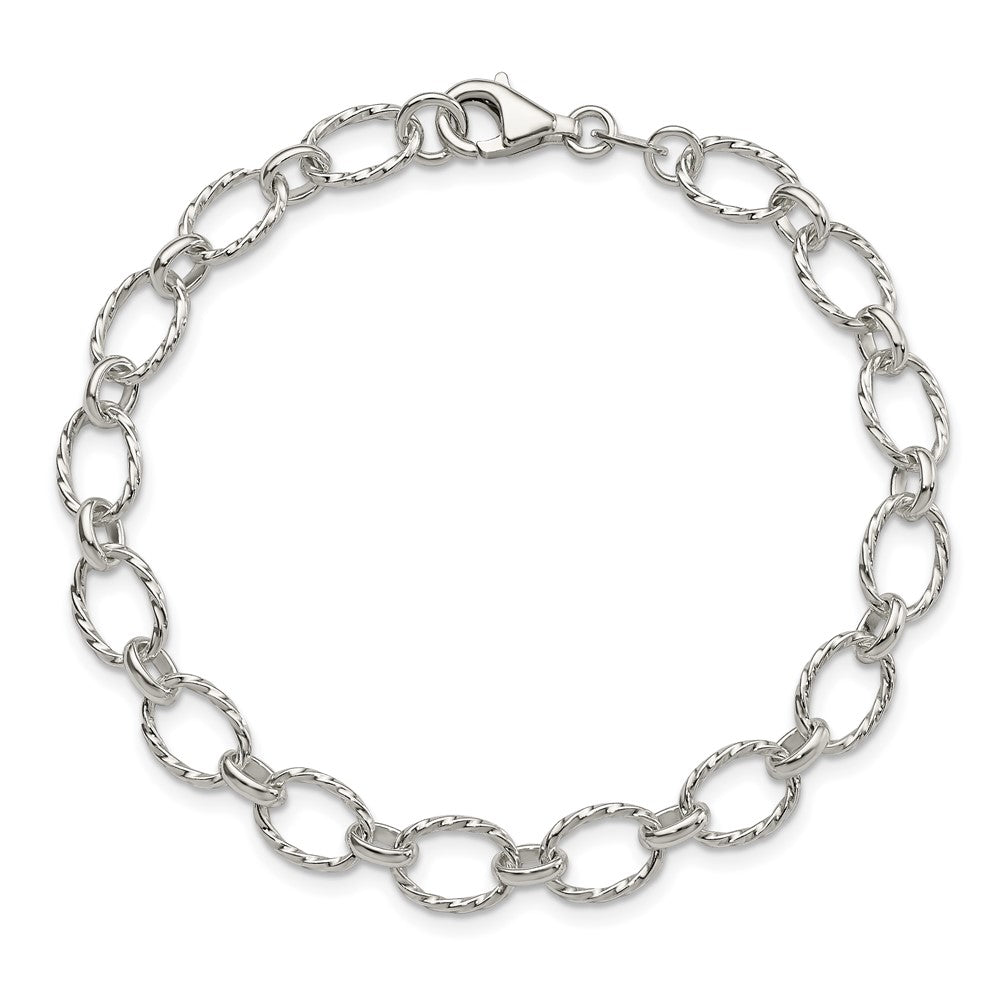 Sterling Silver Fancy Bracelet QG2338-7.5