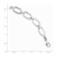 Sterling Silver Fancy Bracelet QG2365-7.5