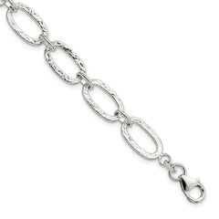 Sterling Silver Fancy Bracelet QG2365-7.5