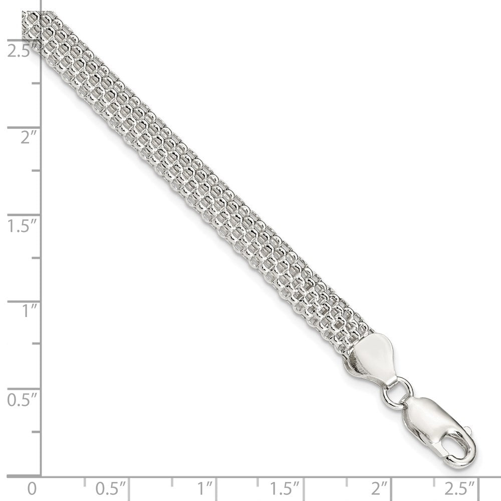 Sterling Silver 6mm Mesh Bracelet QG2570-7