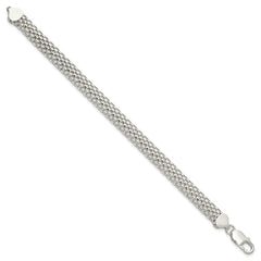 Sterling Silver 8mm Mesh Bracelet QG2571-7