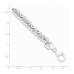 Sterling Silver Polished Fancy Link Bracelet QG3019-7.75