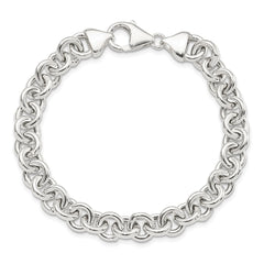 Sterling Silver Polished Fancy Link Bracelet QG3019-7.75