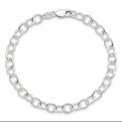 Sterling Silver Polished Fancy Link Bracelet QG3078-7.5