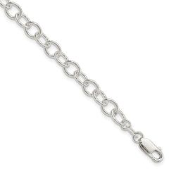 Sterling Silver Polished Fancy Link Bracelet QG3078-7.5