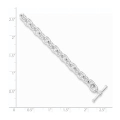 Sterling Silver Toggle Link Bracelet QG3079-7.5