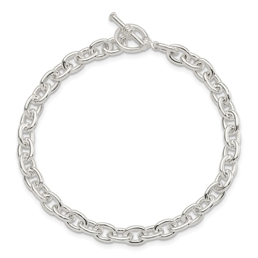 Sterling Silver Toggle Link Bracelet QG3079-7.5