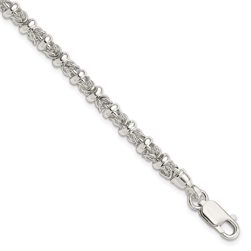 Sterling Silver Polished Bracelet QG3227-7.5