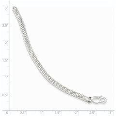 Sterling Silver Fancy 3.50mm Bracelet QG3298-7.5