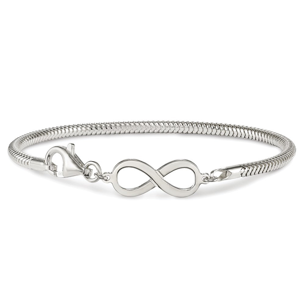 Sterling Silver Infinity Symbol Bracelet QG3814-7.5