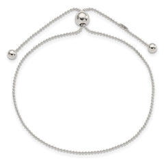 Sterling Silver Beaded Adjustable Bracelet QG4784