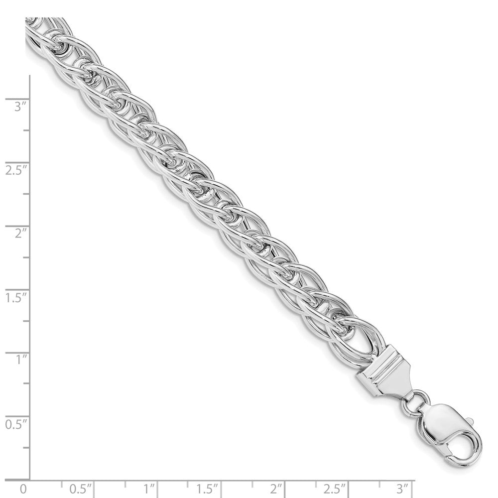 Sterling Silver Polished Link Bracelet QG4837-8