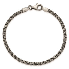 Sterling Silver Antiqued Brushed Bracelet QG5721-8