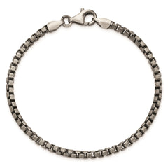 Sterling Silver Antiqued Brushed Bracelet QG5724-8